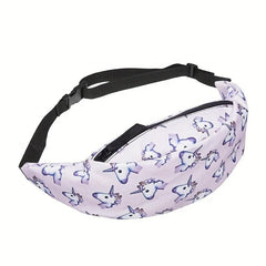 Unicorn Print Fanny Pack Lightweight Waist Bag Women's Crossbody Bag