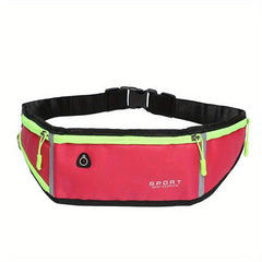 Waterproof Running Belt Bag with Bottle Holder for Hiking Cycling