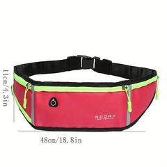 Waterproof Running Belt Bag with Bottle Holder for Hiking Cycling