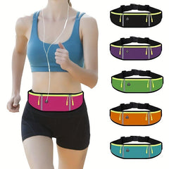 Waterproof Running Belt Bag with Bottle Holder for Hiking Cycling