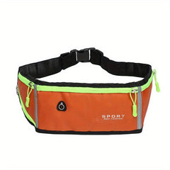 Waterproof Running Belt Bag with Bottle Holder for Hiking Cycling