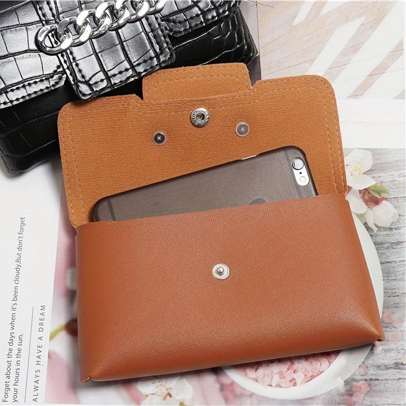 Stylish Snake Skin Pattern Waist Bag Mini Square Belt Bag