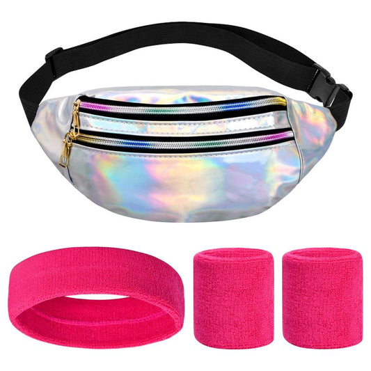 Sports Waist Bag with Zipper for Storage