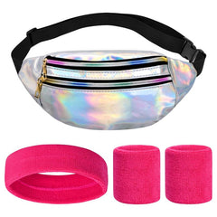 Sports Waist Bag with Zipper for Storage