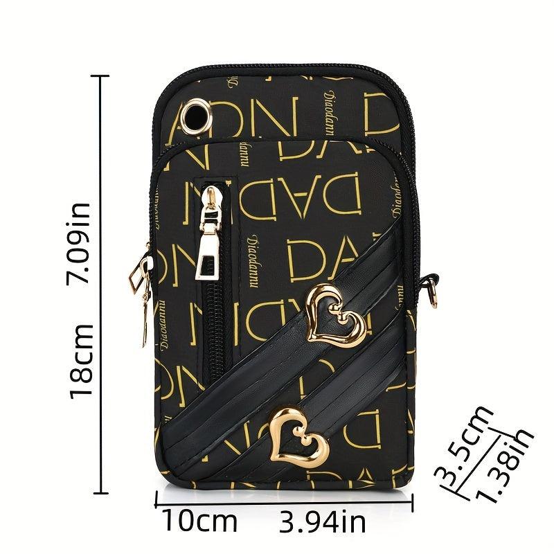 Mini Mobile Phone Arm Bag Nylon Durable Wrist Bag Portable