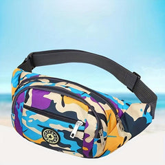 Camouflage Pattern Chest Bag Zipper Crossbody Bag