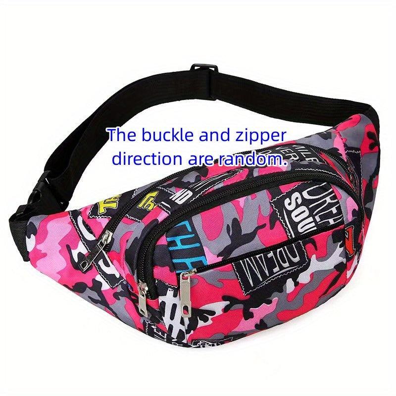 Waist Bag Sports Fitness Gym Crossbody Bag Casual Outdoor Travel Fanny Pack