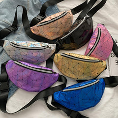 Holographic Waist Bag Laser Chest Bag Multifunctional