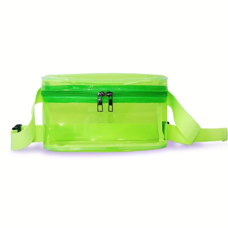 Clear PVC Waist Bag Waterproof Crossbody Bag for Travel