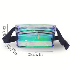 Clear PVC Waist Bag Waterproof Crossbody Bag for Travel