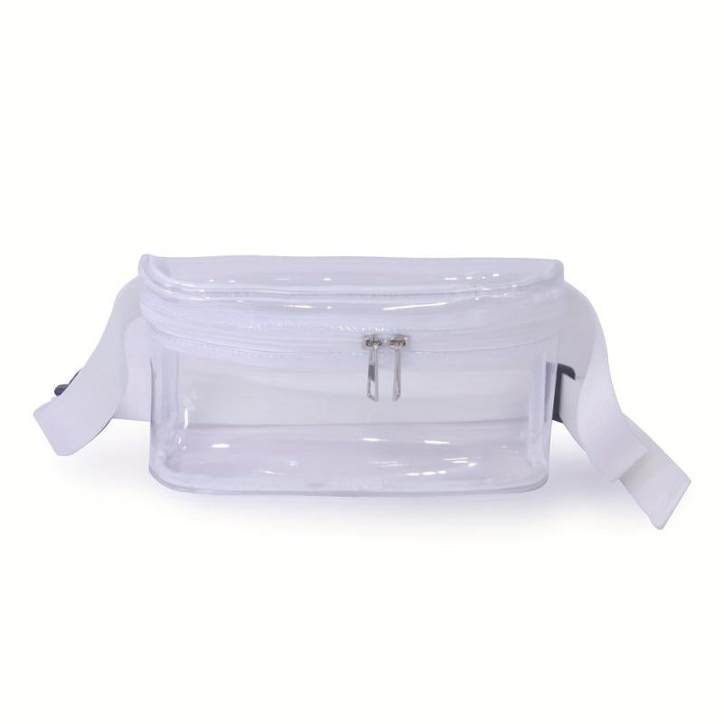 Clear PVC Waist Bag Waterproof Crossbody Bag for Travel