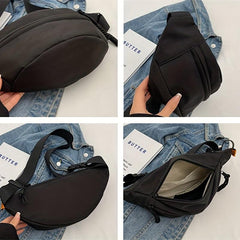 Casual Canvas Chest Bag Lightweight Crossbody