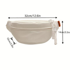 Casual Canvas Chest Bag Lightweight Crossbody