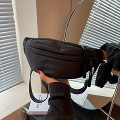 Casual Canvas Chest Bag Lightweight Crossbody