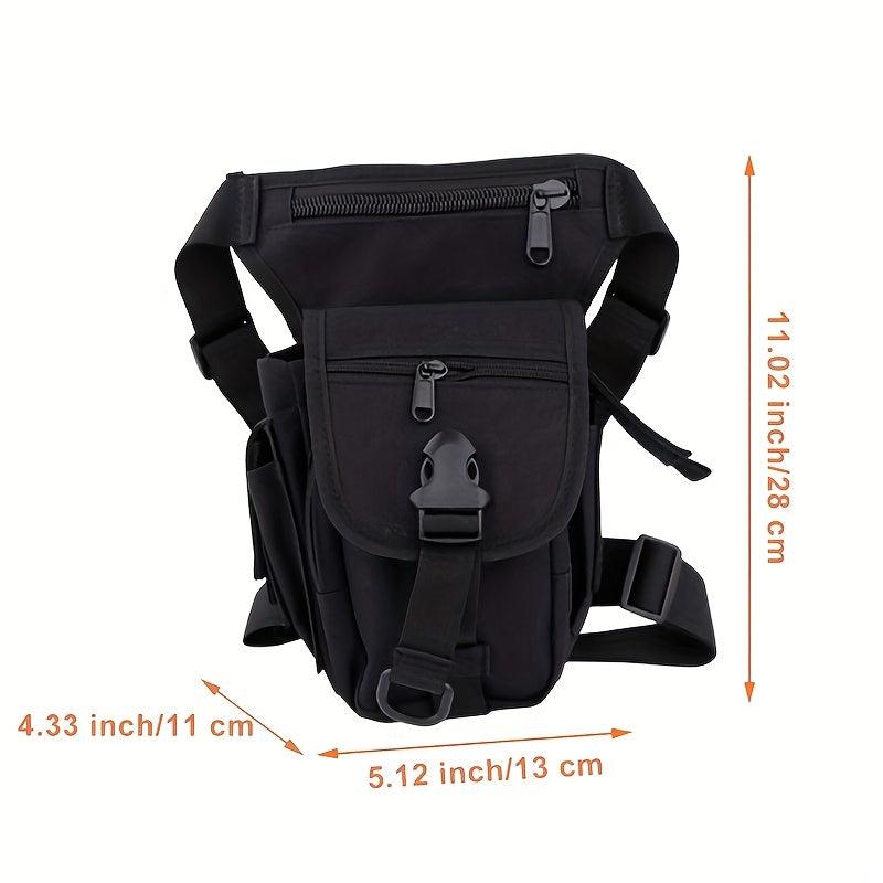 Minimalist Solid Leg Bag All Match Storage Waist Bag For Outdoor Women's Casual