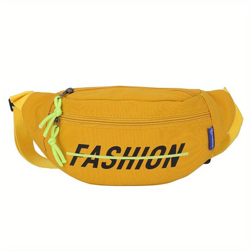 Canvas Casual Chest Bag Lightweight Crossbody Bag