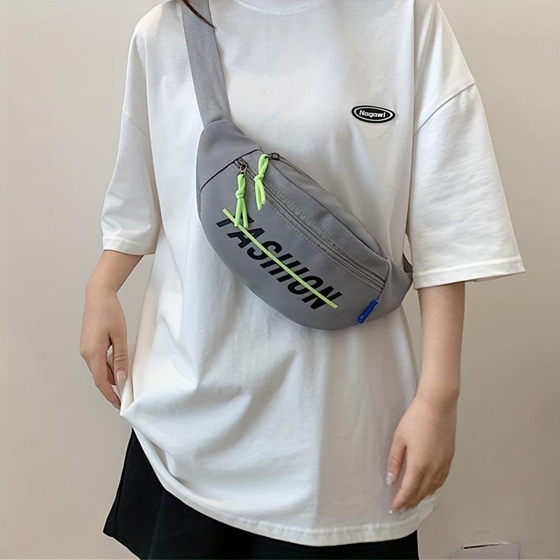 Canvas Casual Chest Bag Lightweight Crossbody Bag