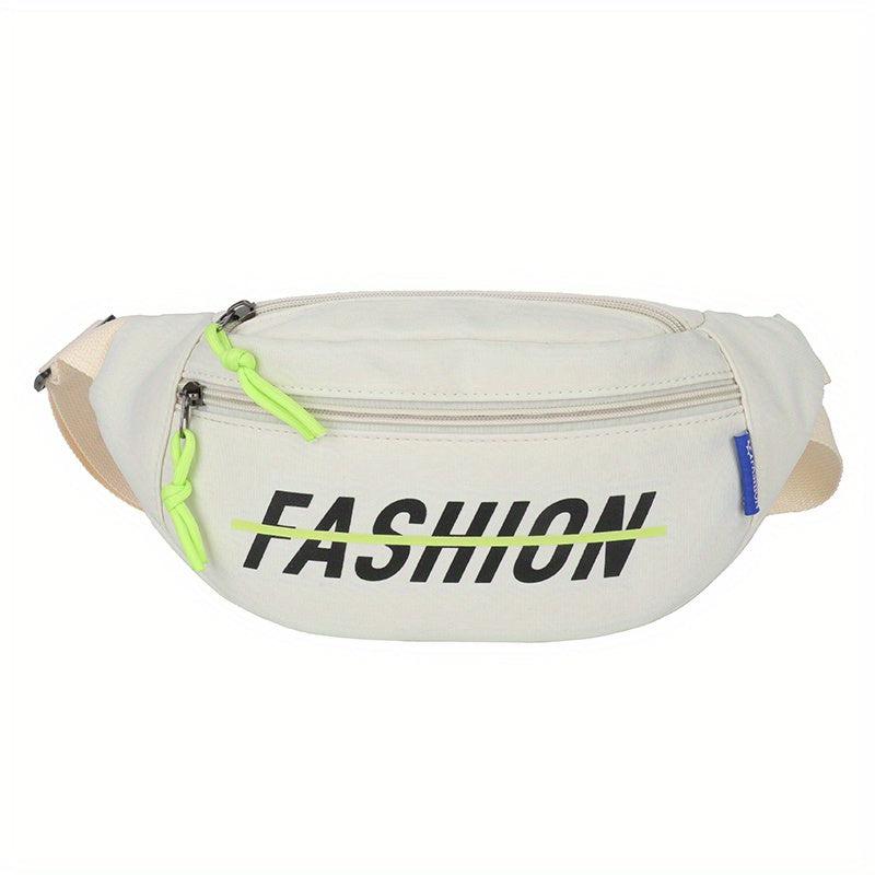 Canvas Casual Chest Bag Lightweight Crossbody Bag