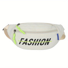 Canvas Casual Chest Bag Lightweight Crossbody Bag