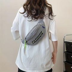 Canvas Casual Chest Bag Lightweight Crossbody Bag