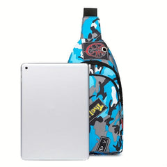 Camouflage Print Sling Bag Crossbody Chest Purse