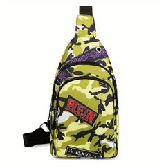 Camouflage Print Sling Bag Crossbody Chest Purse