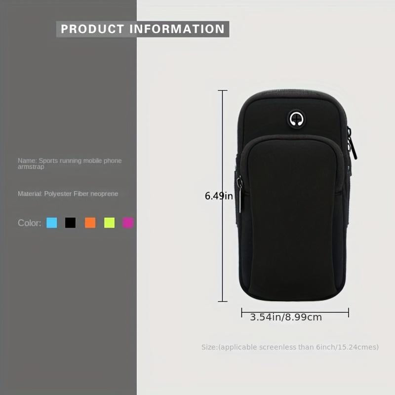 Sports Armband Bag with Earphone Hole for Travel