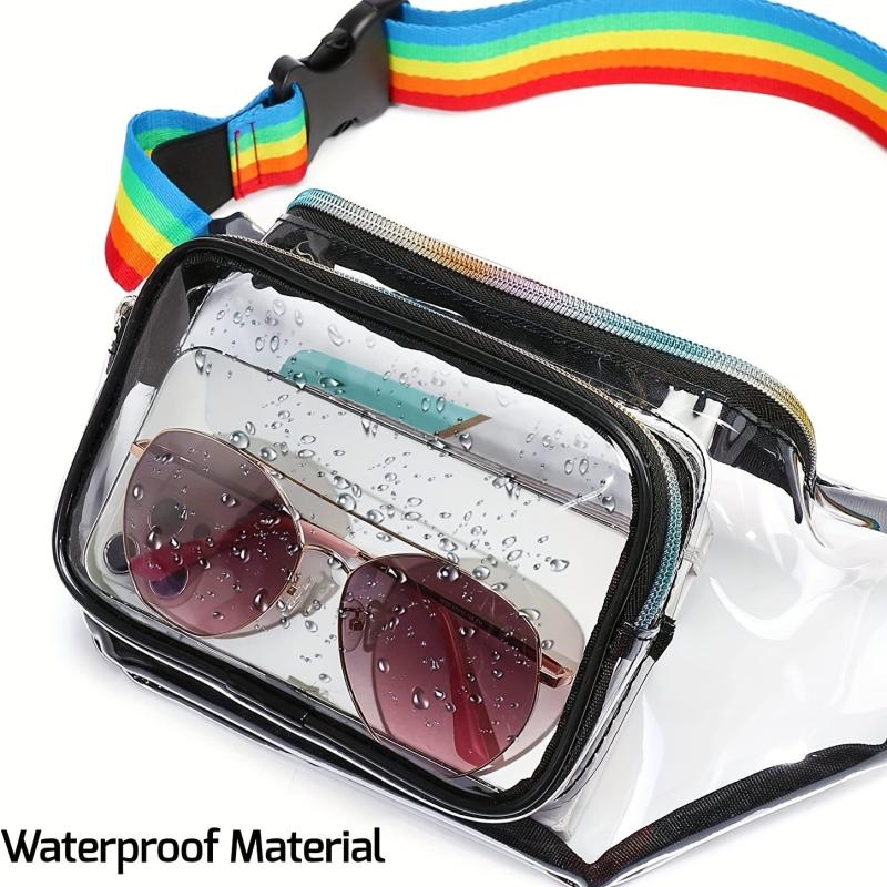 Transparent Waist Bag PVC Portable Fanny Pack Travel Streetwear