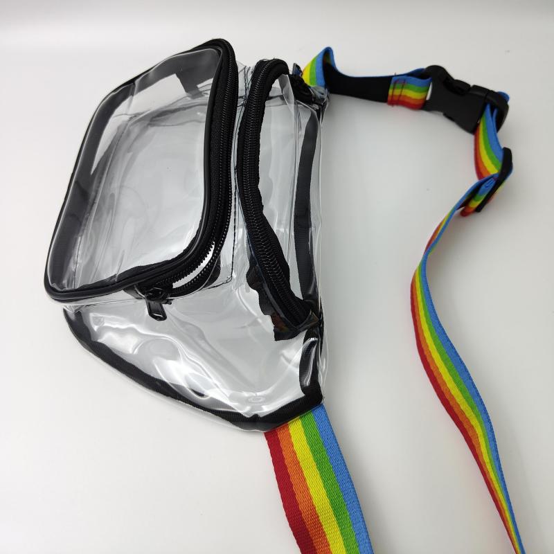 Transparent Waist Bag PVC Portable Fanny Pack Travel Streetwear