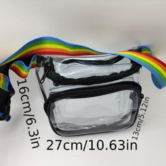 Transparent Waist Bag PVC Portable Fanny Pack Travel Streetwear