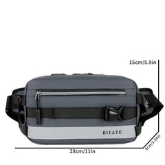Colorblock Chest Bag Square Crossbody Sports Phone Bag