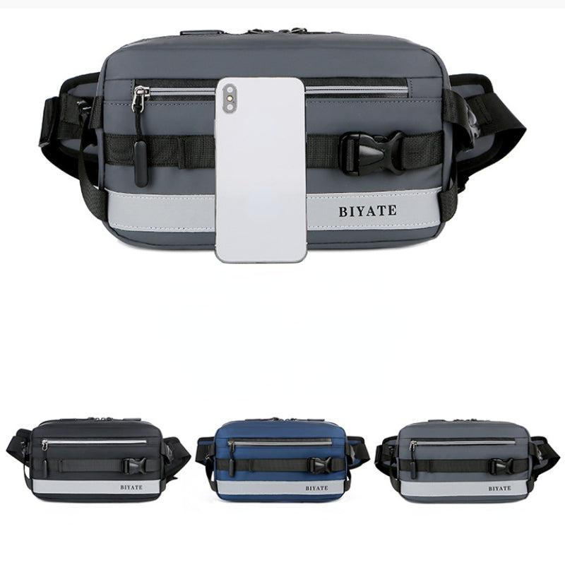 Colorblock Chest Bag Square Crossbody Sports Phone Bag