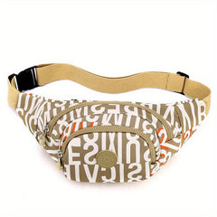 Casual Printed Fanny Pack Nylon Belt Bag Waist Phone Bag