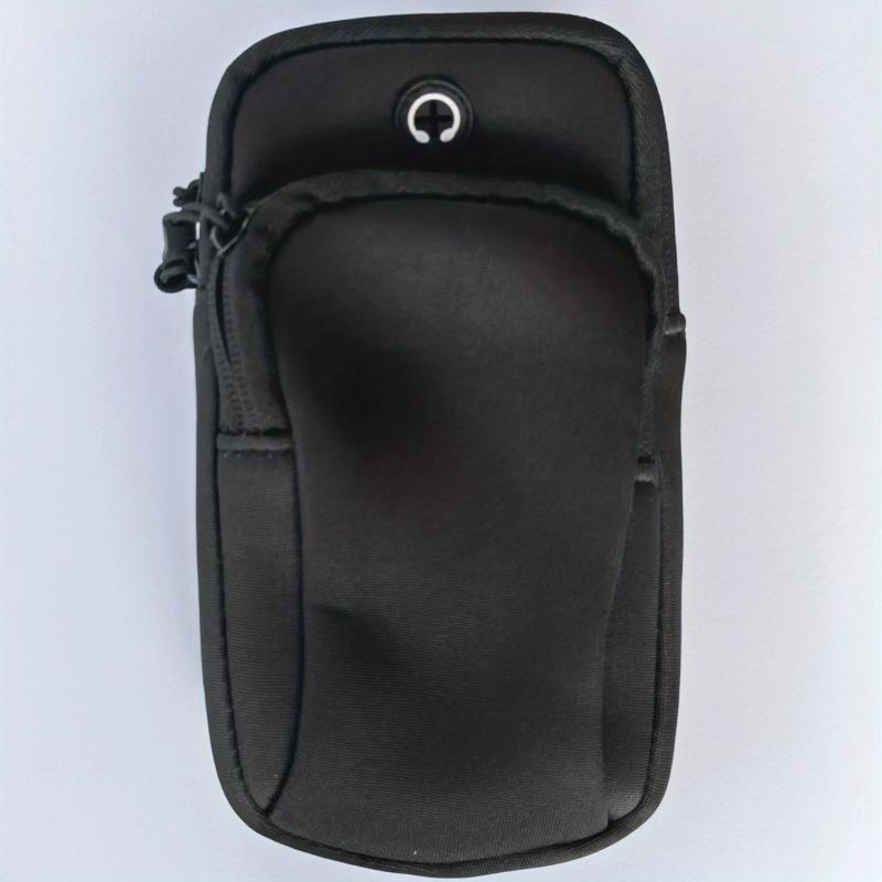 Colorblock Sports Arm Bag Zipper Phone Bag