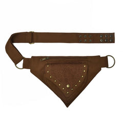 Steampunk Lace Fanny Pack Gothic Studded Belt Bag