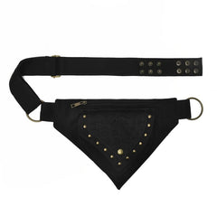Steampunk Lace Fanny Pack Gothic Studded Belt Bag