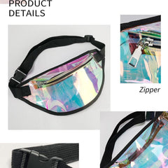 Glitter Fanny Pack Crossbody Bag for Women