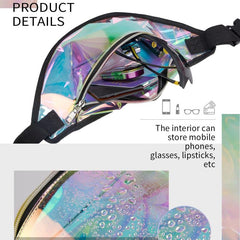 Glitter Fanny Pack Crossbody Bag for Women