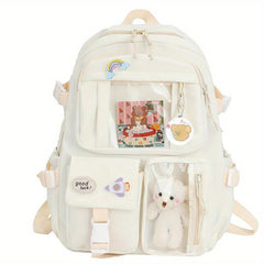 Women's Travel Backpack Waterproof School Bag Transparent Laptop Backpack