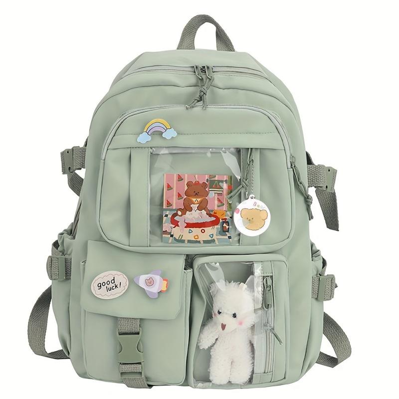 Women's Travel Backpack Waterproof School Bag Transparent Laptop Backpack