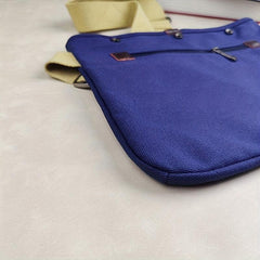 Men's Canvas Crossbody Bag Vintage Messenger Shoulder Backpack
