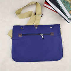 Men's Canvas Crossbody Bag Vintage Messenger Shoulder Backpack