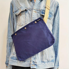Men's Canvas Crossbody Bag Vintage Messenger Shoulder Backpack