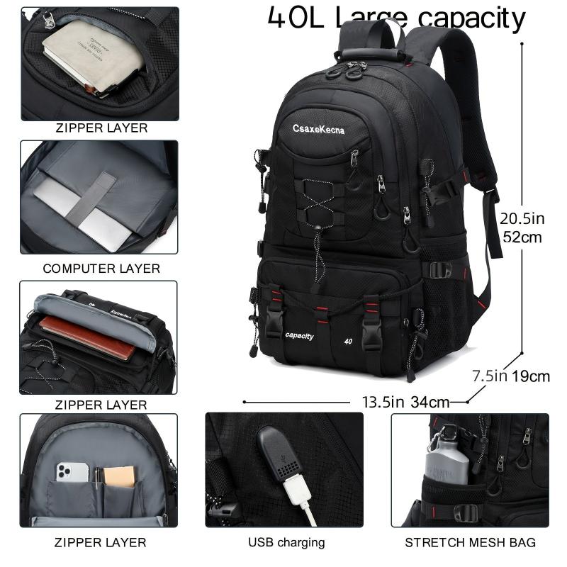 Large Capacity Waterproof Travel Backpack for Hiking Camping