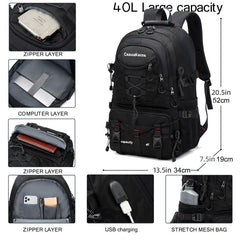 Large Capacity Waterproof Travel Backpack for Hiking Camping