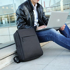 Business Shoulder Backpack with USB Port