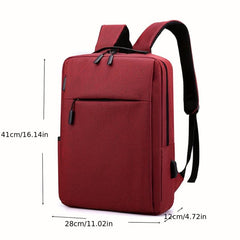 Business Shoulder Backpack with USB Port