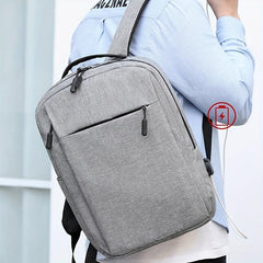 Business Shoulder Backpack with USB Port