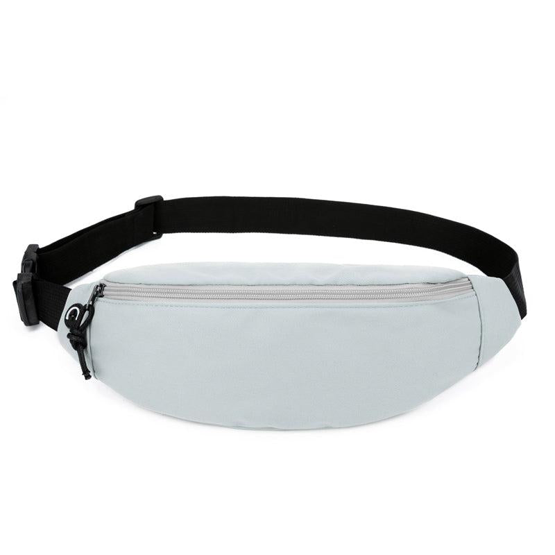 Women's Casual Front Zipper Waist Bag with Adjustable Strap