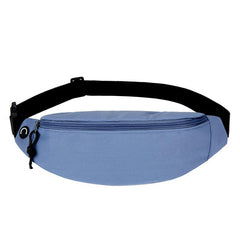 Women's Casual Front Zipper Waist Bag with Adjustable Strap